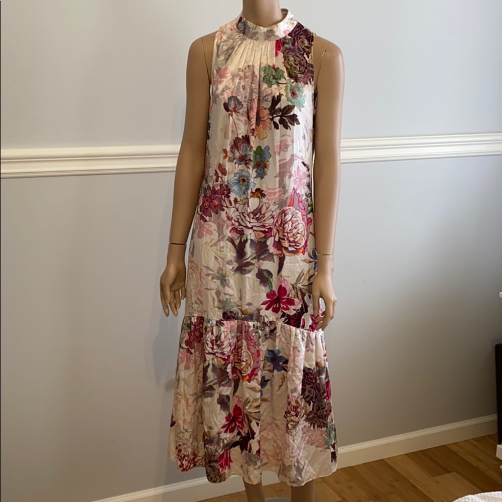 New Closet London floral midi dress Sz 8